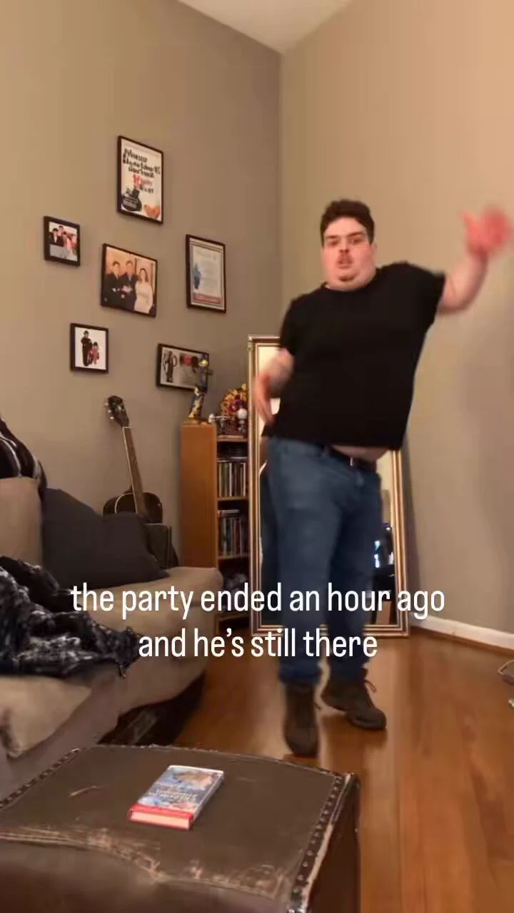 THE PARTY ENDED AN HOUR AGO